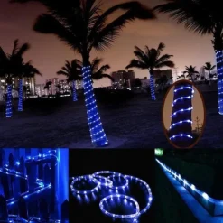 1 Pc Christmas USB Tube Light Indoor and Outdoor Courtyard Wedding Festive Decoration String Light 7M-50Led/12M-100Led/20M-200Led/30M-300Led