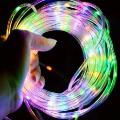 1 Pc Christmas USB Tube Light Indoor and Outdoor Courtyard Wedding Festive Decoration String Light 7M-50Led/12M-100Led/20M-200Led/30M-300Led