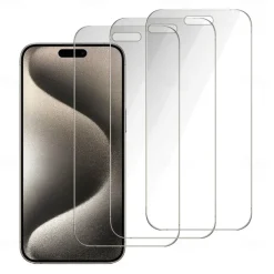 3 pcs 5 pcs 10 pcs Screen Protector For Apple iPhone 16 iPhone 15 Pro Max Plus iPhone 14 13 12 11 Pro Max Mini X XR XS Max 8 7 Plus Tempered Glass 9H Hardness Anti Bubbles Anti-Fingerprint High