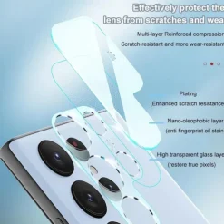 3 pcs Camera Lens Protector For Samsung Galaxy S25 Ultra S25 Ultra Plus S24 Ultra Plus S23 S22 S21 S20 Ultra Plus FE A72 A52 A42 A32 A22 A12 A02 Tempered Glass 9H Hardness High Definition Scratch