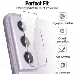 3 pcs Camera Lens Protector For Samsung Galaxy S25 Ultra S25 Ultra Plus S24 Ultra Plus S23 S22 S21 S20 Ultra Plus FE A72 A52 A42 A32 A22 A12 A02 Tempered Glass 9H Hardness High Definition Scratch