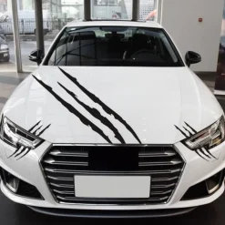 3 PCS Car Sticker Monster Claw Decal Car Hood Headlight Decorative Sticker Car Styling Ghost Claw Scratch Stripe Marks Headlight Decal Stickers