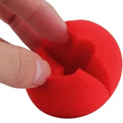 35 PCS Clown Red Nose Bulk Joker Clown Circus Adults' Men's Women's Funny Costume Performance Party Halloween Carnival Easy Carnival Costume