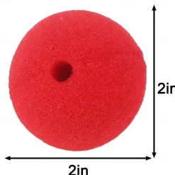 35 PCS Clown Red Nose Bulk Joker Clown Circus Adults' Men's Women's Funny Costume Performance Party Halloween Carnival Easy Carnival Costume