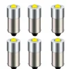 6 Pcs Flashlight LED Bulb Lighting Light Source P13.5s Ba9s E10 Led Bulb 3w Plug-In Light High Brightness Small Bulb 3v 6v 12v 24v 1 LED Beads 3535 Warm White White