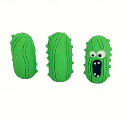 10 PCS Fun Screaming Pickles - Perfect Home Decor & Gift for Foodies and Pickle Enthusiasts, PVC, No Batteries Required