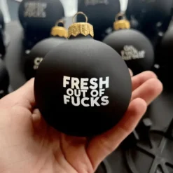 12 PCS Funny Christmas/Halloween Ornament, Funny Ornament Balls Christmas Ornament, Xmas Holiday Gag Gifts Sweary Bauble Bundle Christmas/Halloween Decorations