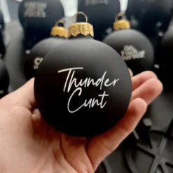 12 PCS Funny Christmas/Halloween Ornament, Funny Ornament Balls Christmas Ornament, Xmas Holiday Gag Gifts Sweary Bauble Bundle Christmas/Halloween Decorations