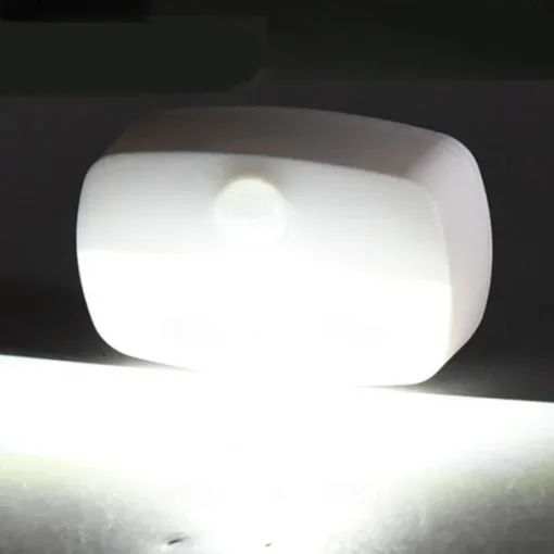 2/6 pcs LED Motion Sensor Light Battery Operated Wireless Wall Lamp Night Light No Glare Corridor Closet LED Cabinet Door Light