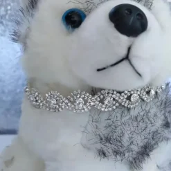 2 Pcs Necklace for Small Dog Pet Jewelry Dog Necklace Faux Pearl Dog Collar Beaded Dog Collar for Cat Puppy Kitten Chihuahua Yorkie Girl Costume Outfits Accessories