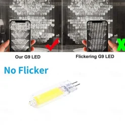 10 Pcs 6pcs Light Blubs Dimmable No Flicker Glass LED G4 COB Bulb 2W 3W 5W AC/DC12V Led lamp Crystal Light Bulb Lampada Lampara Bombilla Ampoule