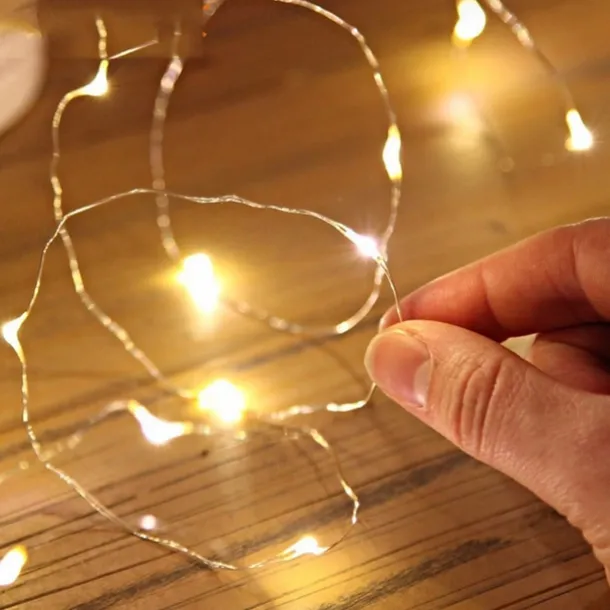 30 PCS 12PCS 6PCS Fairy Lights Battery Operated (Included) 600LED 240LED 120LED Mini String Lights Waterproof Copper Wire Firefly Starry Lights for Halloween Party Christmas Festivals Decorations