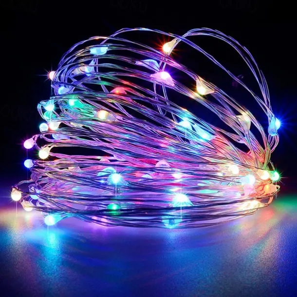 30 PCS 12PCS 6PCS Fairy Lights Battery Operated (Included) 600LED 240LED 120LED Mini String Lights Waterproof Copper Wire Firefly Starry Lights for Halloween Party Christmas Festivals Decorations