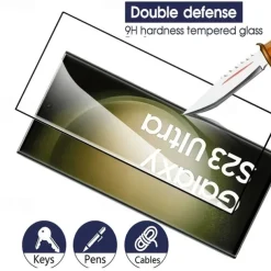 4 pcs Screen Protector For Samsung Galaxy S25 Ultra S25 Ultra Plus S24 Ultra Plus S23 S22 S21 S20 Ultra Plus FE Note 20 Ultra Tempered Glass 9H Hardness Anti Bubbles Anti-Fingerprint High Definition