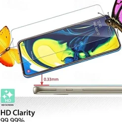 2 pcs Screen Protector For Samsung Galaxy S25 Ultra S25 Ultra Plus S24 Ultra Plus A35 5G A54 A34 A14 Tempered Glass 9H Hardness Anti-Fingerprint High Definition Explosion Proof Scratch Proof