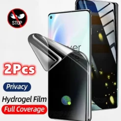 2 pcs Screen Protector For Samsung Galaxy S25 Ultra S25 Ultra Plus S24 Ultra Plus S23 S22 S21 S20 Plus Ultra Note 20 Ultra 10 Plus TPU Hydrogel Privacy Anti-Spy Anti Bubbles Anti-Fingerprint Ultra