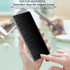 2 pcs Screen Protector For Samsung Galaxy S25 Ultra S25 Ultra Plus S24 Ultra Plus S23 S22 S21 S20 Plus Ultra Note 20 Ultra 10 Plus TPU Hydrogel Privacy Anti-Spy Anti Bubbles Anti-Fingerprint Ultra