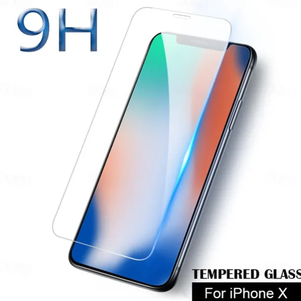 3 pcs Screen Protector For Apple iPhone 16 iPhone 15 Pro Max Plus iPhone 14 13 12 11 Pro Max Mini SE X XR XS Max 8 7 Plus Tempered Glass 9H Hardness Anti Bubbles Anti-Fingerprint High Definition