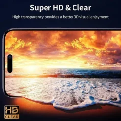 3 pcs Screen Protector For Apple iPhone 16 iPhone 15 Pro Max Plus iPhone 14 13 12 11 Pro Max Mini X XR XS Max 8 7 Plus Tempered Glass Privacy Anti-Spy 9H Hardness Anti Bubbles Anti-Fingerprint 3D