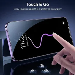 3 pcs Screen Protector For Apple iPhone 16 iPhone 15 Pro Max Plus iPhone 14 13 12 11 Pro Max Mini X XR XS Max 8 7 Plus Tempered Glass Privacy Anti-Spy 9H Hardness Anti Bubbles Anti-Fingerprint 3D