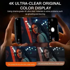 3 pcs Screen Protector For Apple iPhone 16 iPhone 15 Pro Max Plus iPhone 14 13 12 11 Pro Max Mini X XR XS Max 8 7 Plus Tempered Glass Privacy Anti-Spy 9H Hardness Anti Bubbles Anti-Fingerprint 3D