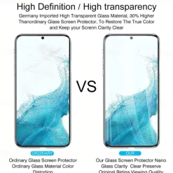 4 pcs Screen Protector For Samsung Galaxy S25 Ultra S25 Ultra Plus S24 Ultra Plus S23 S22 S21 S20 Plus Ultra A35 5G Tempered Glass 9H Hardness Anti Bubbles Anti-Fingerprint High Definition Ultra Thin