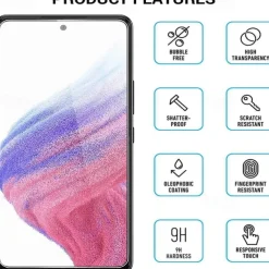 4 pcs Screen Protector For Samsung Galaxy S25 Ultra S25 Ultra Plus S24 Ultra Plus S23 S22 S21 S20 Plus Ultra A35 5G Tempered Glass 9H Hardness Anti Bubbles Anti-Fingerprint High Definition Ultra Thin