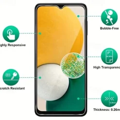 2 pcs Screen Protector For Samsung Galaxy S25 Ultra Plus A54 A34 A14 A73 A53 A33 A23 A13 A72 A52 A42 A32 A22 A12 A02 A71 A51 A41 A31 A21 A11 A01 Tempered Glass 9H Hardness Anti-Fingerprint High