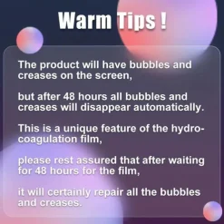 5 pcs Screen Protector For Apple iPhone 16 iPhone 15 Pro Max Plus iPhone 15 14 Pro Max TPU Hydrogel Anti Bubbles Anti-Fingerprint Ultra Thin 3D Touch Compatible Scratch Proof