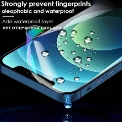 5 pcs Screen Protector For Apple iPhone 16 iPhone 15 Pro Max Plus iPhone 15 14 Pro Max TPU Hydrogel Anti Bubbles Anti-Fingerprint Ultra Thin 3D Touch Compatible Scratch Proof