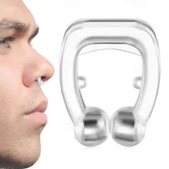 4 PCS Silicone Magnetic Anti Snore Stop Snoring Nose Clip Sleep Tray Sleeping Aid