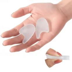 2 pcs Silicone Toe Separators for Pain Relief – Soft Gel Toe Spacers for Bunions, Overlapping Toes, and Foot Alignment