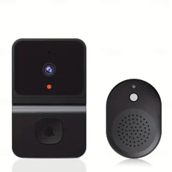 1 pcs Smart Visual Doorbell Wireless Wifi Household Low PowerConsumption Long Standby APP Remote Intercom (build In Battery)