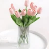 10 Pcs Tulip Artificial Flower Simulation Flower Decoration Home Bedroom Living Room Dining Table Decoration Dry Flower Bouquet Photo Prop