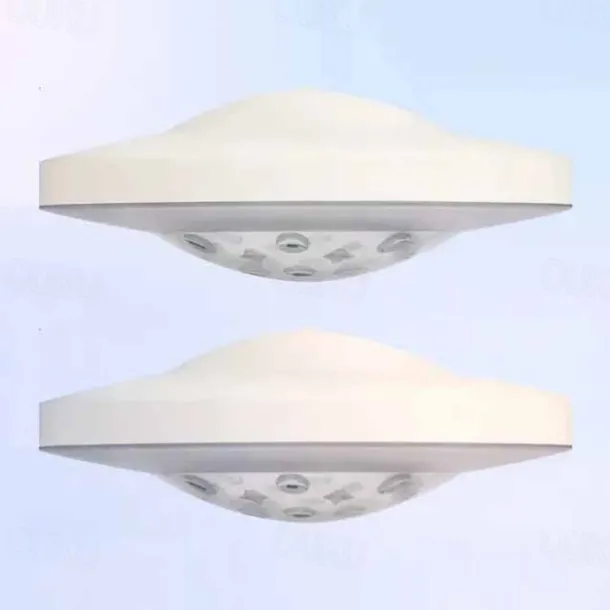 2 Pcs Ufo Shaped Underwater Pool Light Aaa Battery Powered Ip67 Waterproof 7-Color Changing Pool Party Atmosphere Light