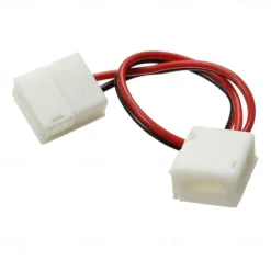 5 pcs Waterproof 8/10mm Wide 2-pin SMD 5050 3528 Flex LED Strip Connector Monochrome LED Strip to Strip Jumper