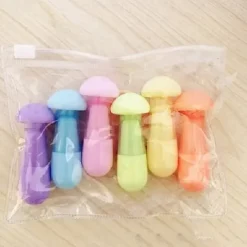 6 Pcs/lot Capsules Highlighter Vitamin Pill Highlight Marker Color Pens Drawing Spot Liner Stationery Office School Supplies