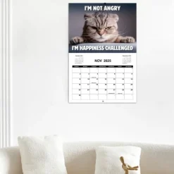 2025 Peed-Off Cats Calendar 2025 Calendar with Holidays Funny Cat Themed Gifts for Cat Lovers