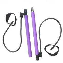 11 piece Bodhi Stick Set Fitness Resistance Belt Tension Rope Elastic Rope Set Tension Equipment TPE Pilates