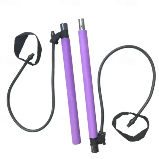 11 piece Bodhi Stick Set Fitness Resistance Belt Tension Rope Elastic Rope Set Tension Equipment TPE Pilates