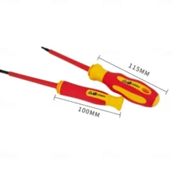 12 Piece VDE Insulated Interchangeable Blade Screwdriver Set in Tool Roll
