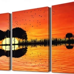 3 Pieces Guitar Poster Guitar Wall Decor Music Decor Music Wall Decor Guitar Canvas Wall Art Music Pictures Wall Art Music Wall Art Prints for Bedroom Living Room Decor (12x18x3Pcs)