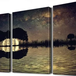 3 Pieces Guitar Poster Guitar Wall Decor Music Decor Music Wall Decor Guitar Canvas Wall Art Music Pictures Wall Art Music Wall Art Prints for Bedroom Living Room Decor (12x18x3Pcs)