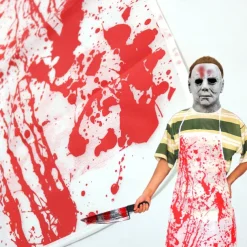 2 Pieces Halloween Bloody Apron for Adult Halloween Party Easy Halloween Costumes