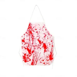 2 Pieces Halloween Bloody Apron for Adult Halloween Party Easy Halloween Costumes