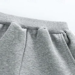 2 Pieces Kids Boys Tracksuits Outfit Stripe Letter Long Sleeve Button Cotton Set Daily Spring Fall 7-13 Years Black Gray