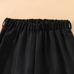 2 Pieces Kids Girls' Polka Dot Tie Knot Pants Suit Set Long Sleeve Active School 7-13 Years Spring White