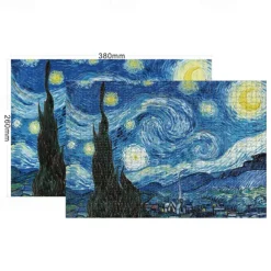 1000 Pieces Of Paper Oil Painting Puzzle Puzzle Puzzle Adult Stress Relief Toy Gift Flat PuzzleAdult Style