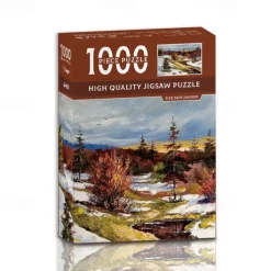 1000 Pieces Of Paper Oil Painting Puzzle Puzzle Puzzle Adult Stress Relief Toy Gift Flat PuzzleAdult Style