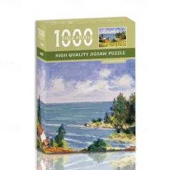 1000 Pieces Of Paper Oil Painting Puzzle Puzzle Puzzle Adult Stress Relief Toy Gift Flat PuzzleAdult Style